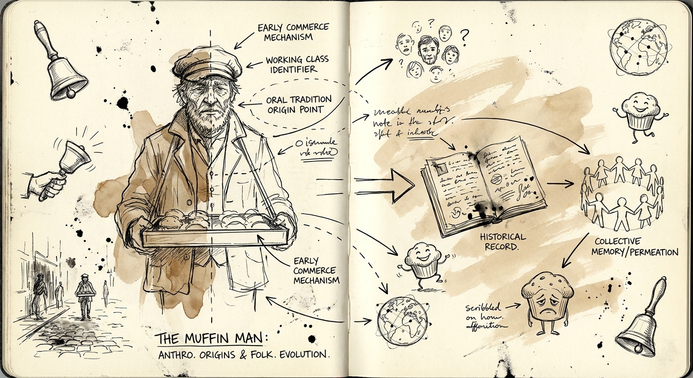 The Anthropological Origins, Folkloric Evolution, and Postmodern Permeation of the Muffin Man